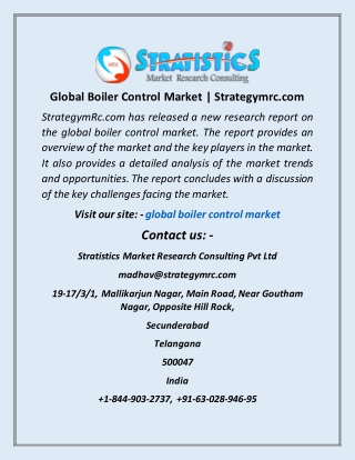 Global Boiler Control Market Strategymrc com