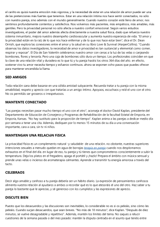 Ideas basadas en la prueba, para mejorar tu relación