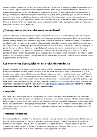 Consejos para construir una relación sana