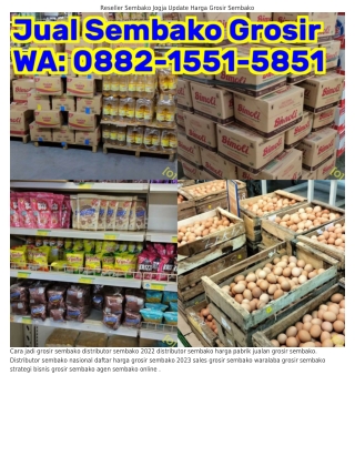 088ᒿ-1551-5851 (WA) Grosir Sembako Gunungkidul Harga Barang Grosir Sembako