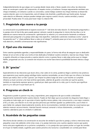 Maneras espectaculares de hacer mejor tu relación