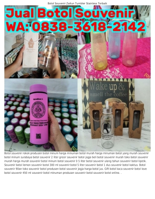 08З8~ЗϬ18~ᒿ1Ꮞᒿ (WA) Souvenir Botol Rotan Harga Souvenir Botol Kaca
