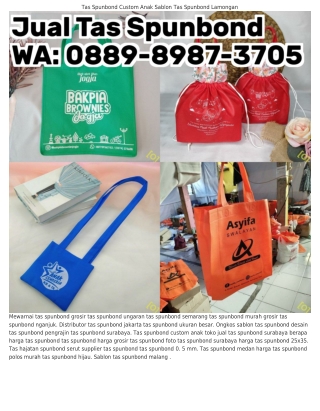 Ö88ᑫ·8ᑫ8ᜪ·ЗᜪÖ5 (WA) Tas Spunbond 80x200 Gambar Tas Spunbond