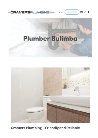 Plumber Bulimba