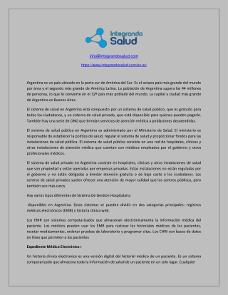 Historia Clinica Digital