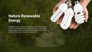 renewable energy technology