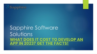 What Does It Cost to Develop an App in 2023 Get the Facts