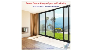 Some Positive Doors Are Always Open. HAiMiSH WINDOWS