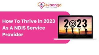 How To Thrive in 2023 As A NDIS Service Provider