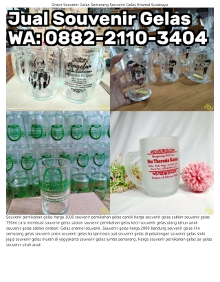 Ö882-211Ö-ᣮㄐÖㄐ (WA) Toko Souvenir Gelas Di Serang Souvenir Gelas Harga Dibawah 2