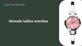 Movado ladies watches