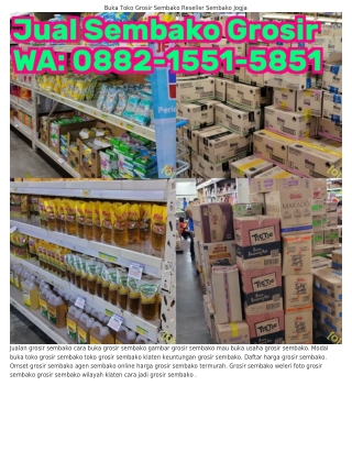 Ô88ᒿ-I55I-585I (WA) Katalog Grosir Sembako Daftar Grosir Sembako
