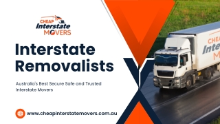 Interstate Removalists | Interstate Moving Companies