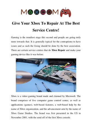 Xbox Repair In Thane Call-9867355478