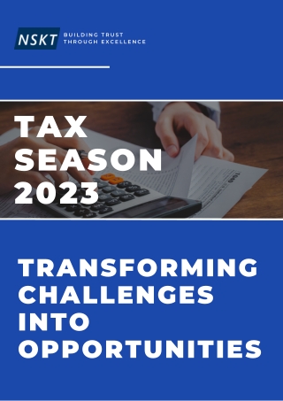 Tax season 2023 Transforming Challenges into Opportunities