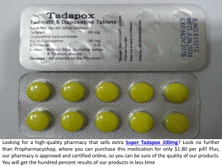 Super Tadapox 100mg
