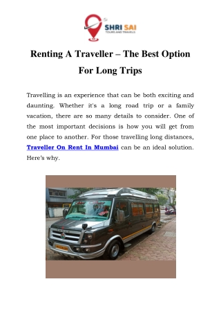 Traveller on Rent in Mumbai Call-7414977033