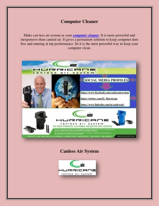 Computer Cleaner,  canlessair.com