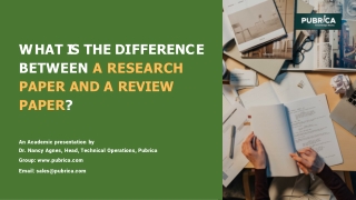 Research and review paper difference