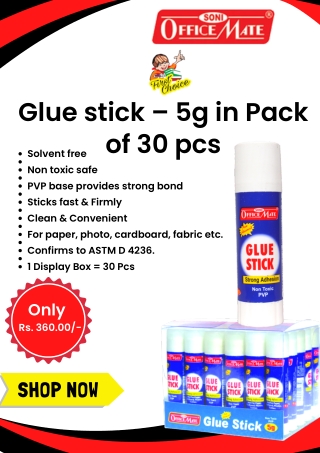 Buy Glue Sticks Online at Best Prices in India - Soniofficemate