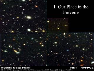 1. Our Place in the Universe