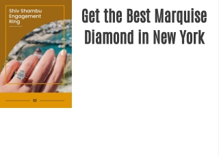 Get the Best Marquise Diamond in New York