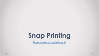 Printing And Publishing Services Kelowna