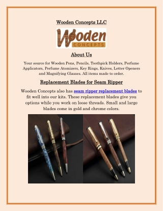 Wooden Pens