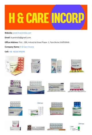 PCD Pharma Franchise Business- H & Care Incorp