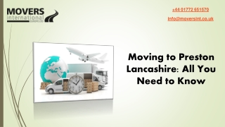 Moving to Preston Lancashire All You Need to Know