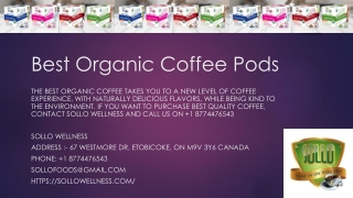 Best Organic Coffee Pods