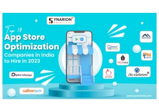Top 10 App Store Optimization Companies in India to Hire in 2023