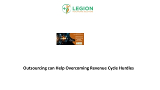 Outsourcing can Help Overcoming Revenue Cycle Hurdles