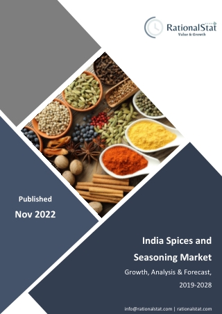 India Spices and Seasoning Market | RationalStat