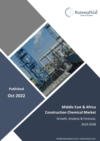 Middle East and Africa Construction Chemical Market | RationalStat