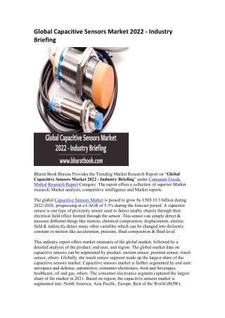 Global Capacitive Sensors Market 2022 - Industry Briefing