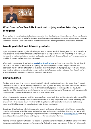The Evolution of detoxify amazon