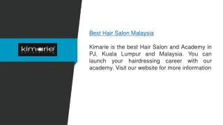 Best Hair Salon in Kuala Lumpur, Malaysia