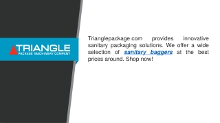 Sanitary Baggers  Trianglepackage.com