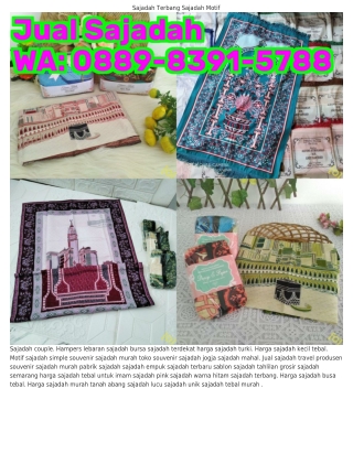 ౦88ᑫ-8౩ᑫl-5788 (WA) Sajadah Paling Bagus Sajadah Custom