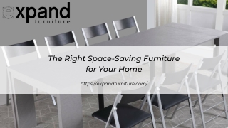 The Right Space-Saving Furniture for Your Home