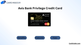 Axis Bank Privilege Credit Card