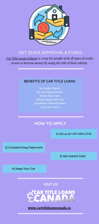 Why consider Car Title Loans Calgary?