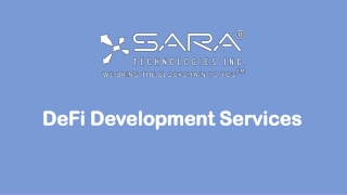 DeFi Development Services