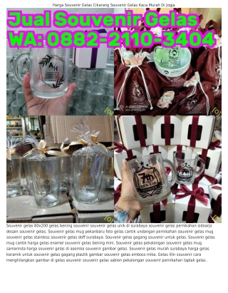౦88ᒿ.ᒿII౦.౩Ꮞ౦Ꮞ (WA) Souvenir Gelas Enamel Murah Jakarta Gelas Souvenir Couple