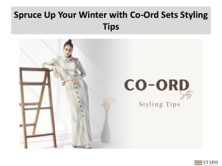 Spruce Up Your Winter with Co-Ord Sets Styling Tips