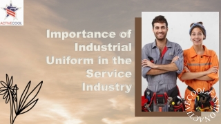 Importance of a Industry Uniform in the Service Industry