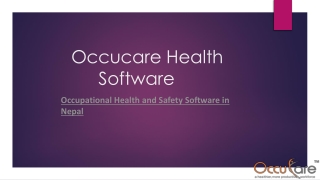 Occupational Health and Safety Software in Nepal