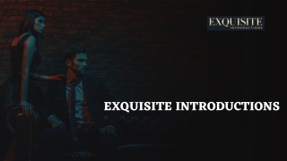 Dating Service Los Angeles | Exquisiteintroductions.com