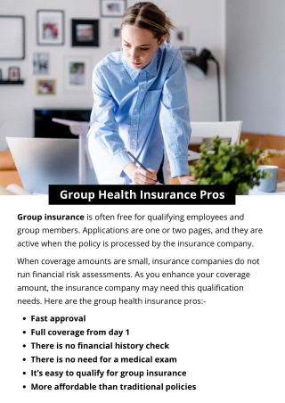 Group Health Insurance Pros
